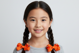 Orange School Hair Ties, HKUGA Primary School/ St. Mary‘s Canossian School (BS1631-BS1632)