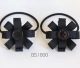 School Hair Accessories, Black (BS1800-BS1803)