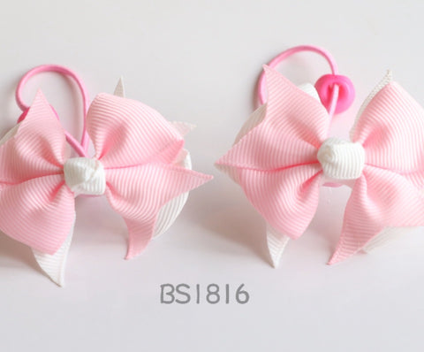 School Hair Accessories, Pink (BS1816-BS1819)