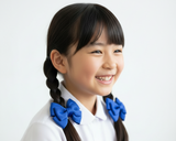 宝蓝色拔萃女小学橡筋发圈(BS865-BS868)
