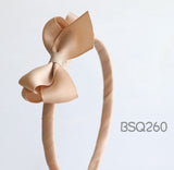 Brown School Hair Accessories, Brown (BSQ258-BSQ260)