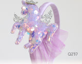 Unicorn and Fairy Wing Headband (Q237-Q238)