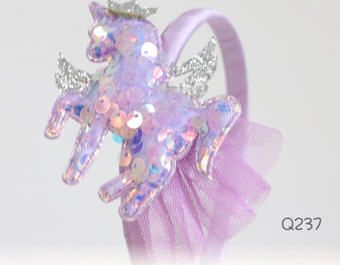 Unicorn and Fairy Wing Headband (Q237-Q238)