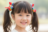 Rainbow-print Hair Ties (T203)