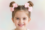 Pink Bow Hair Ties (T210)