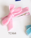 Velvet Hair Clips  (TC461-TC465)