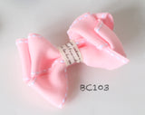 Lovely Pink Butterfly, Heart Bows Baby Hair Clips (BC100-BC103)