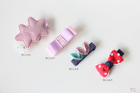 Lovely Baby Hair Clips (BC146-BC149)