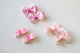 Pink Baby Hair Clips Twinset (BC182-BC184)