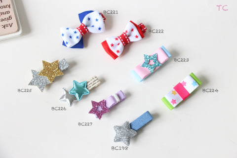 Star Baby Hair Clips (BC221-BC227)