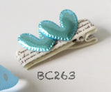 Blue Baby Hair Clips (BC260-BC265)