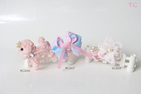 Pink Baby Hair Clips (BC266-BC268)