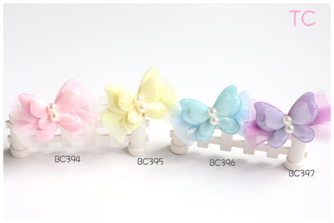 Tulle Butterfly Baby Hair Clip (BC394-BC397)