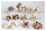 Beige Hair Clips (BC422-BC431)