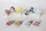 Elegant Glitter Baby Hair Clips (BC43-BC50)