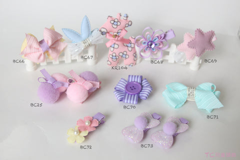 Colorful Baby Hair Clips (BC66-BC73)