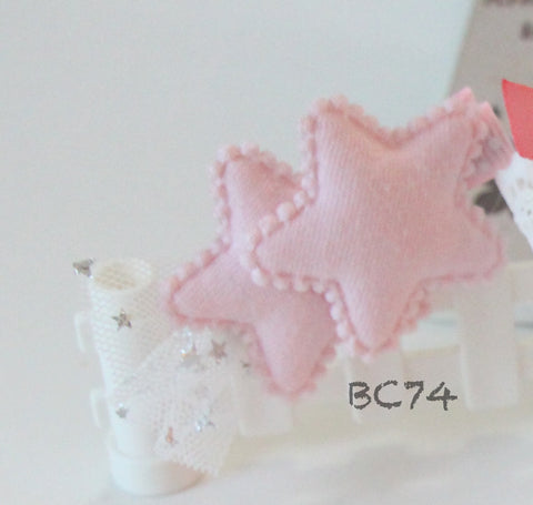 Pink Baby Hair Clips (BC74-BC79)