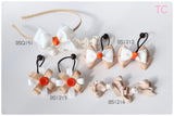 School Hair Accessories, Orange/ Beige/ HKUGAP/ St Mary (BS1212-BS1214)