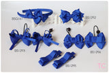 School Hair Accessories, Royal Blue/ DGJS (BS1252-BS1255)