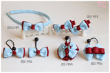 School Hair Accessories, Burgundy (BS1353-BS1356)