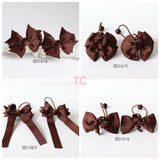 Brown School Hair Accessories, Brown (BS1414-BS1416)