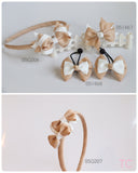 School Hair Accessories, Orange/ Beige/ HKUGAP/ St Mary (BS1467-BS1468)