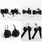 School Hair Accessories, Black (BS1484-BS1490)