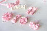 School Hair Accessories, Pink (BS568-BS571)