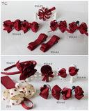 School Hair Accessories, Burgundy (BS639-BS645)