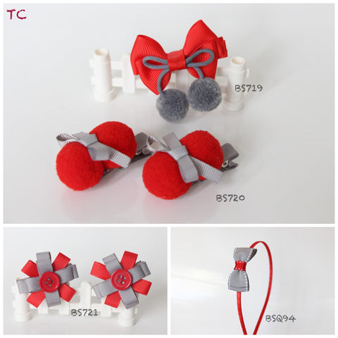 School Hair Accessories, Victoria Kindergarten (BS719-BS721)