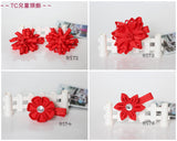 School Hair Accessories, Red (BS72-BS75)