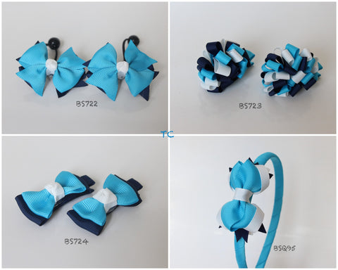 School Hair Accessories, Victoria Kindergarten (BS722-BS724)