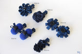 School Hair Accessories, Navy/ Royal Blue (BS802-BS806)