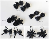 School Hair Accessories, Black (BS816-BS820)