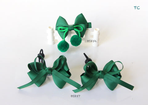 School Hair Accessories, Forest Green/ Good Hope School (BS856-BS857)