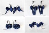 School Hair Accessories, Navy (BS907-BS910)