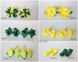 School Hair Accessories, Yellow/ Dark Green/ Good Hope (BS95-BS101)