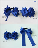 School Hair Accessories, Royal Blue/ DGJS (BS971-BS974)