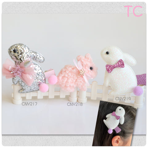 Bunny Hair Clips (CNY217-CNY219)