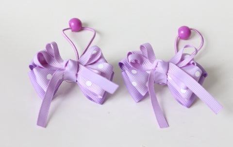 Purple Hair Ties（T146)