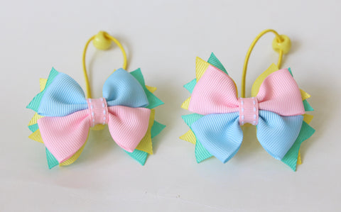 Colorful Ponytail Holders（T158)