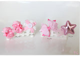 Beautiful Pink Bows Hair Clips (TC07-TC10)