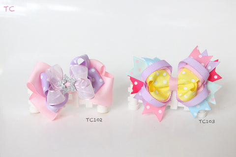 Beautiful Big Bow Hair Clips (TC102-TC103)