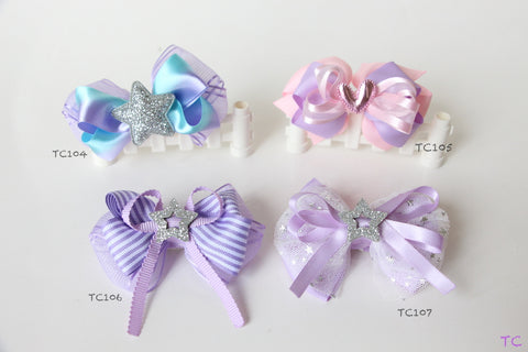 Beautiful Big Bow Hair Clips (TC105-TC107)