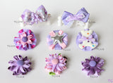 Purple Hair Clips (TC108-TC115)