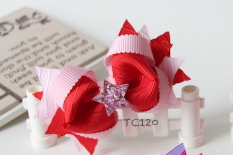 Beautiful Hair Bow Clips (TC120-TC123)