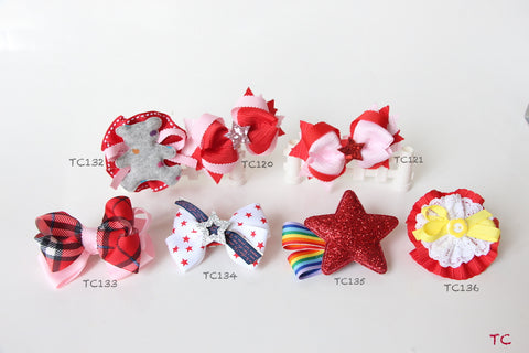 Beautiful Bow Hair Clips (TC132-TC136)