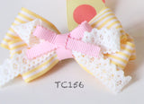 Colorful Yellow Bows Hair Clips (TC153-TC157)