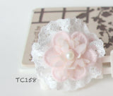 Pink Floral Hair Clips (TC158-TC162)