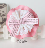 Pink Floral Hair Clips (TC158-TC162)